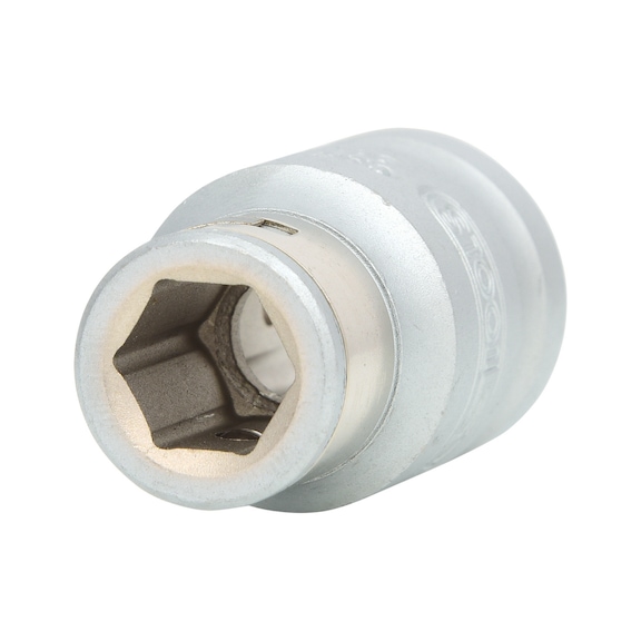 1/2 inch bit adapter socket, for 10 mm bits on hanger - 1/2 inch bit adapter