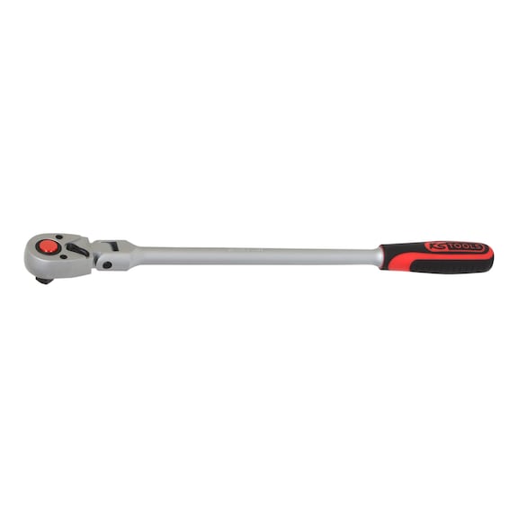 1/2 inch jointed reversible ratchet, 72 teeth - KS TOOLS Ratchet (stepped spanner)