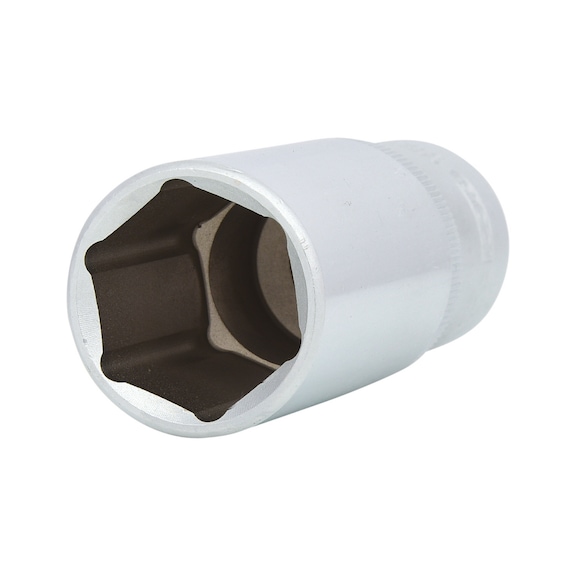 1/2 inch hex socket, long, 24 mm - 1/2 inch hex socket