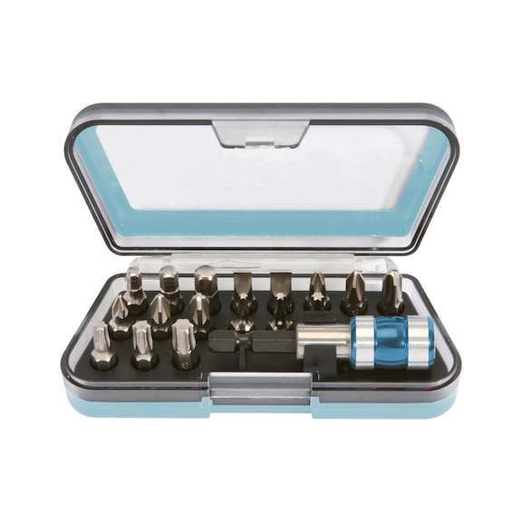 1/4 inch STAINLESS STEEL bit set, 18 pieces - Bit set