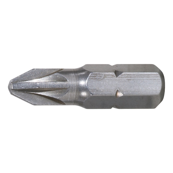 1/4 inch STAINLESS STEEL bit, 25 mm, PZ3 - 1/4 inch STAINLESS STEEL bit