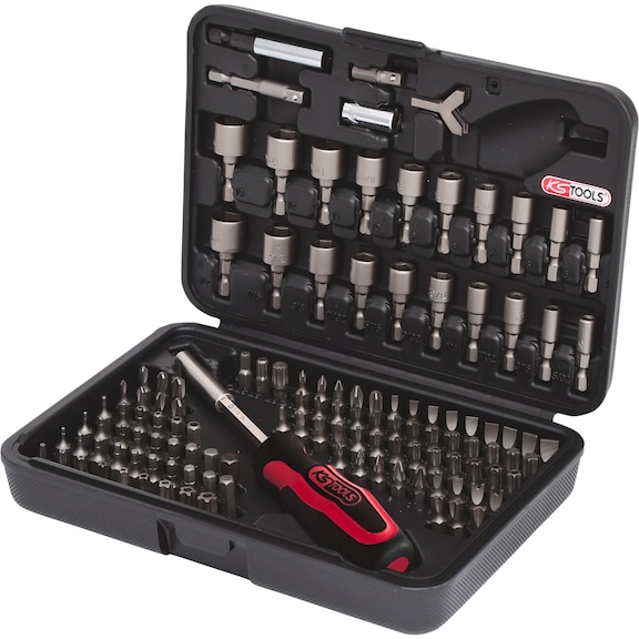 KS TOOLS 1/4 inch bit set, 122 pieces - Bit set