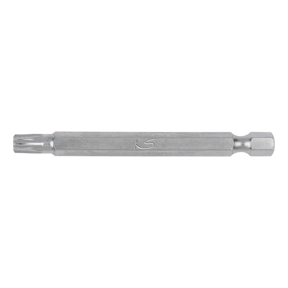 1/4 inch TX bit, 75 mm, T8 - 1/4 inch Torx bit