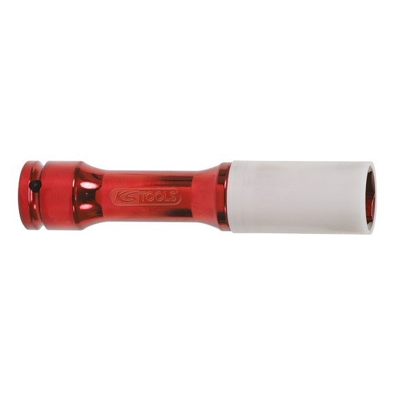 KS TOOLS 1/2 inch aluminium rim power socket, XL, 21 mm - 1/2 inch aluminium rim power socket