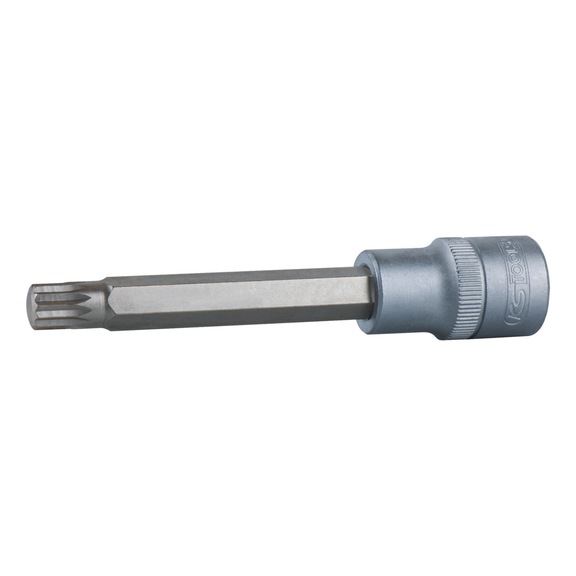 1/2 inch bit socket XZN, M14, 110 mm on hanger - 1/2 inch bit socket XZN