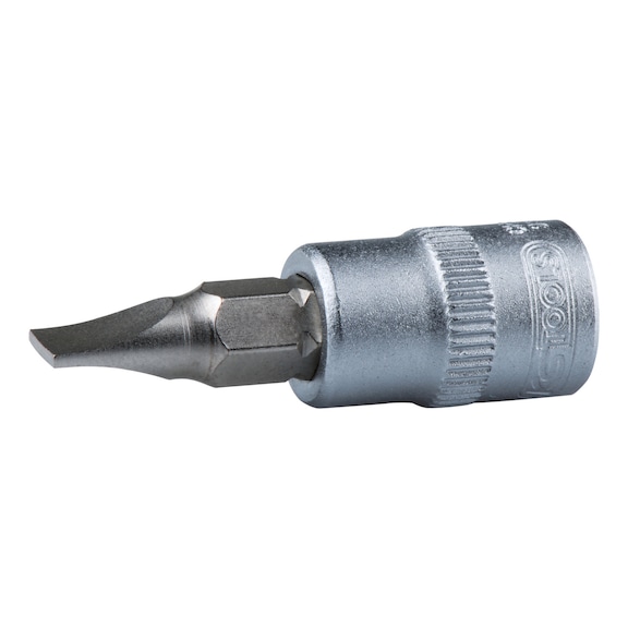 KS TOOLS 1/4 inch bit socket, slotted