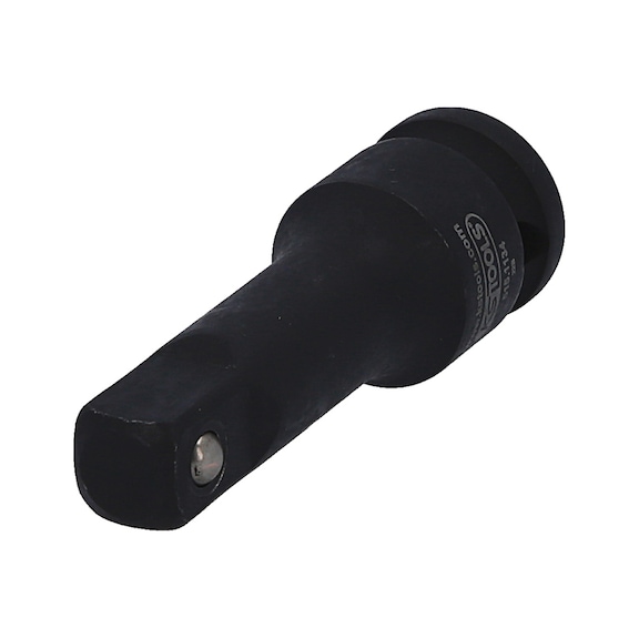 1/2 inch power extension, 75 mm on hanger - 1/2 inch power extension