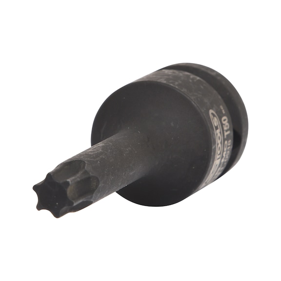 1/2 inch power bit socket TX, long, T50 - 1/2 inch power bit socket Torx
