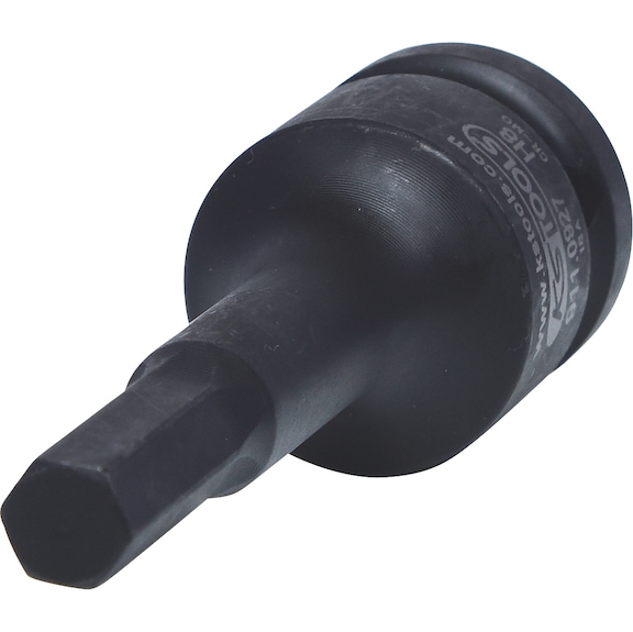 1/2 inch power bit socket hexagon socket, 8 mm on hanger - 1/2 inch power bit socket hexagon socket