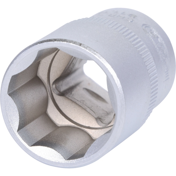 1/2 inch socket, 19 mm on hanger - 1/2 inch socket