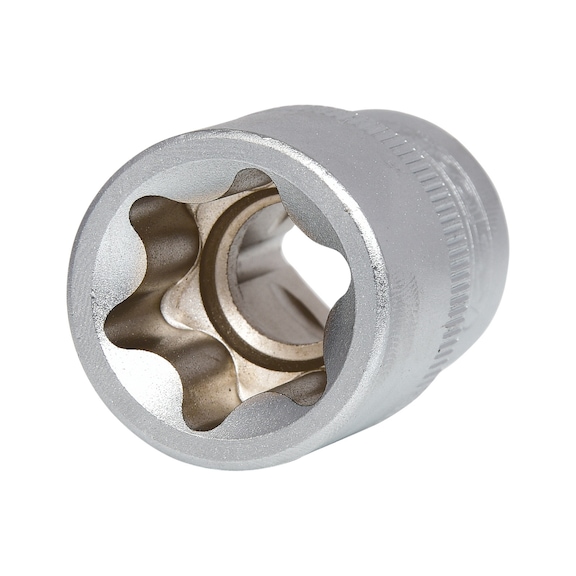 1/2 inch TX E socket, E24 on hanger - 1/2 inch Torx E socket