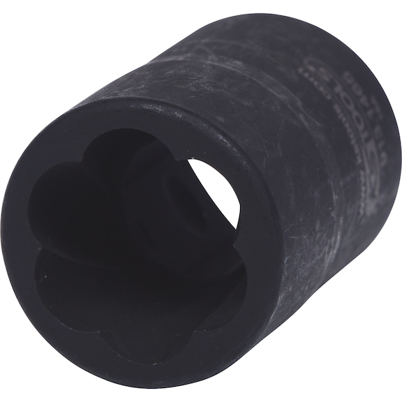 1/2 inch spiral profile power socket, 17 mm - 1/2 inch spiral profile power socket