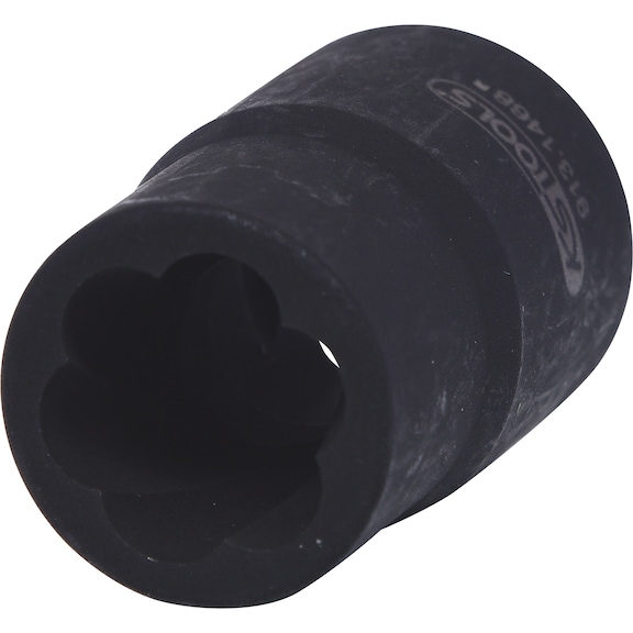 1/2 inch spiral profile power socket, 13 mm - 1/2 inch spiral profile power socket