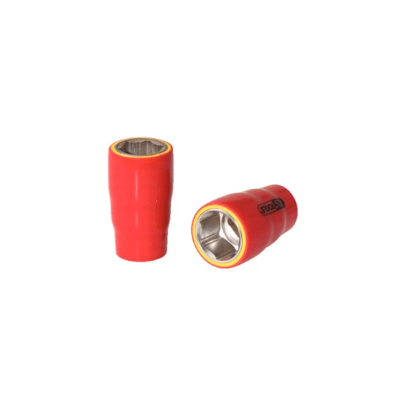 1/2 inch socket with protective insulation, 8 mm - 1/2 inch socket with protective insulation
