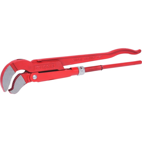 KS TOOLS 45-degree angled corner pipe wrench, 1.1/2 inch - Angle pipe wrench