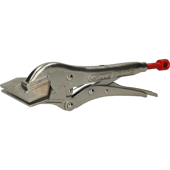 Wide jaw flat jaw locking pliers, 210 mm - Grip pliers
