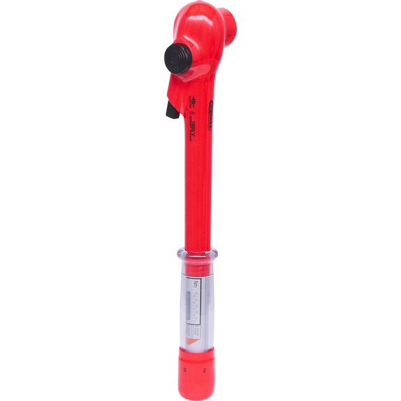 3/8 inch torque wrench with protective insulation, 5-50 Nm - VDE torque wrench