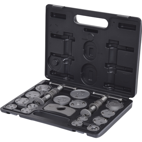Brake piston reset tool set, 18 pieces - Pistons (motor vehicles, crank mechanisms)