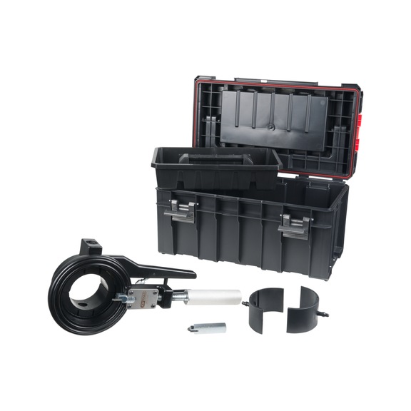 KS TOOLS Cutting and chamfering tool set, 6-piece, 80-110 mm - Pipe cutter