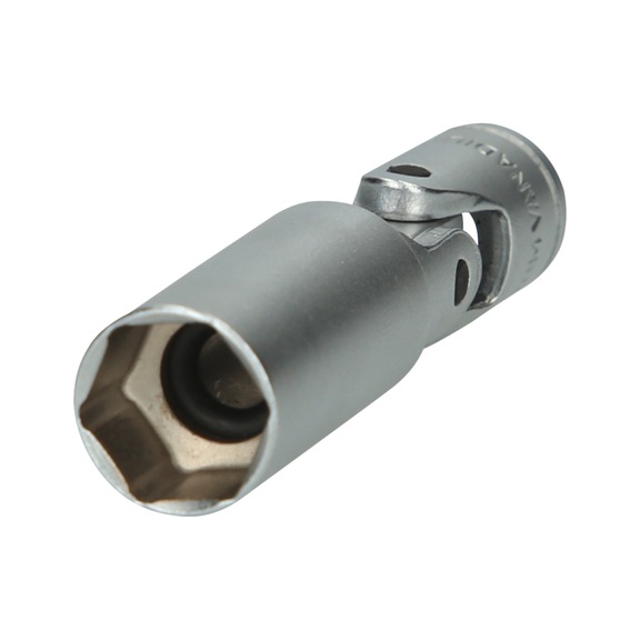 KS TOOLS 3/8 Zoll Gl&uuml;hkerzen-Gelenkn&uuml;sse, kurz, 75mm, 16mm - Gl&uuml;hkerzen Steckschl&uuml;ssel