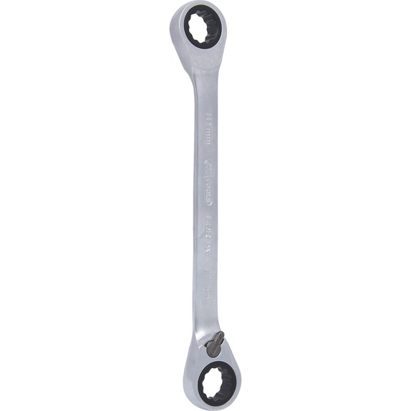 GEARplus reversible double ratchet ring spanner 10x11mm - GEARplus reversible double ratchet ring spanner