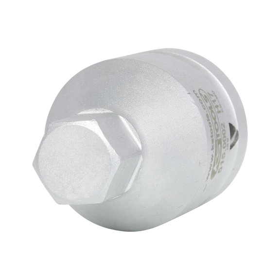 3/4 inch power bit socket hexagon socket short, 17 mm - 3/4 inch power bit socket hexagon socket