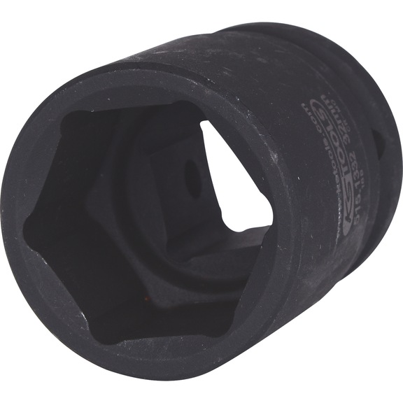3/4 inch hex power socket, short, 32 mm on hanger - 3/4 inch hex power socket