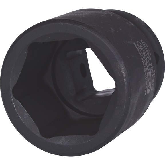 3/4 inch hex power socket, short, 34 mm - 3/4 inch hex power socket