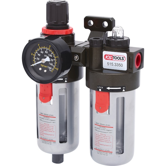 3/8 inch compressed air maintenance unit, 0.5-12 bar - Maintenance unit