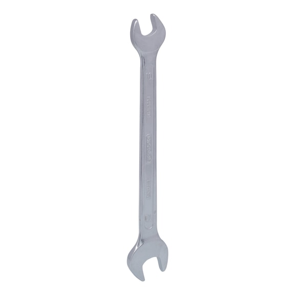 Double open-end wrench, 10x13 mm on hanger - Double open-end spanner