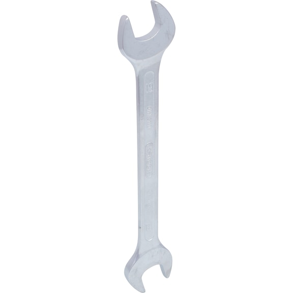 Double open-end wrench, 18x19 mm on hanger - Double open-end spanner