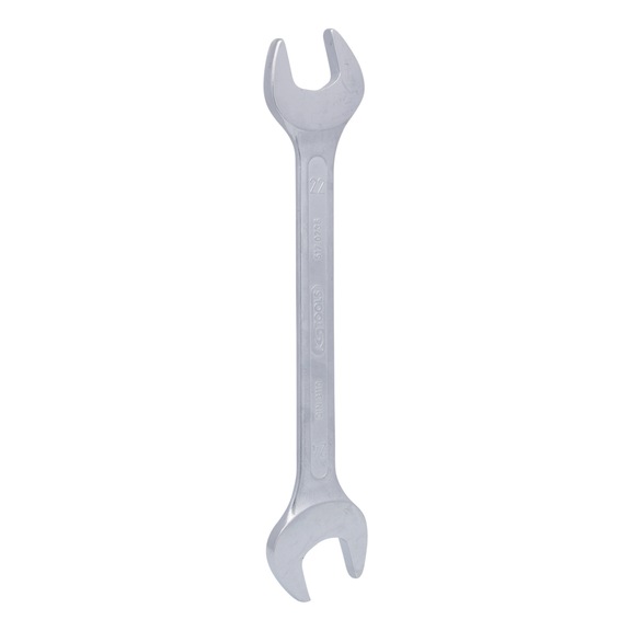 Double open-end wrench, 22x24 mm on hanger - Double open-end spanner