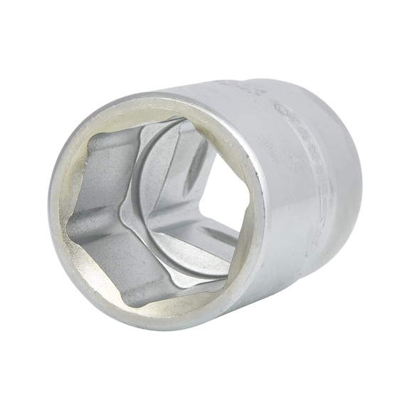 3/4 inch hex socket, short, 27 mm - 3/4 inch hex socket