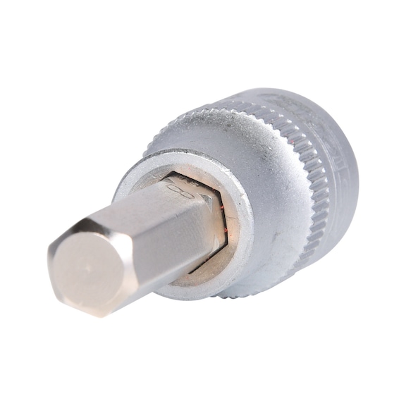 3/8 inch hex socket bit socket, 8 mm on hanger - 3/8 inch hex socket bit