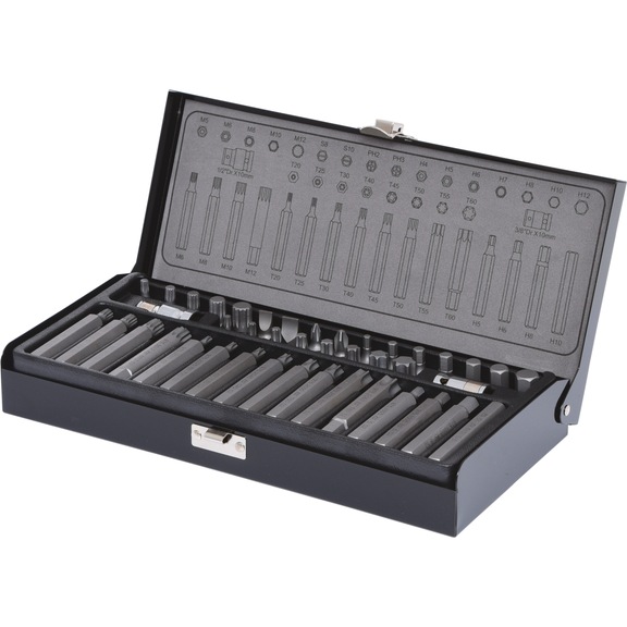 KS TOOLS 10mm Bit-Satz, 42-teilig - Bit-Satz