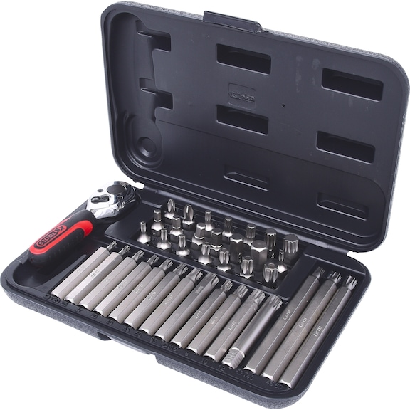 10 mm bit set, 37 pieces - Bit set