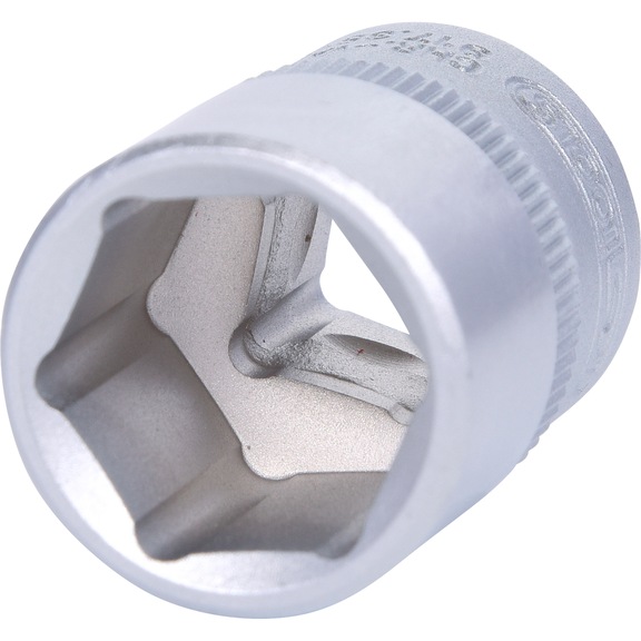 3/8 inch hex socket, 17 mm on hanger - 3/8 inch hex socket