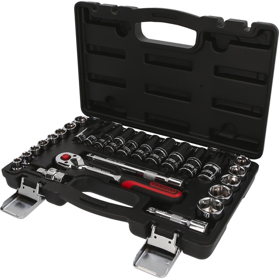 3/8 inch CHROMEplus socket wrench set, 27-piece 918.0627 - CHROMEplus socket wrench (set)