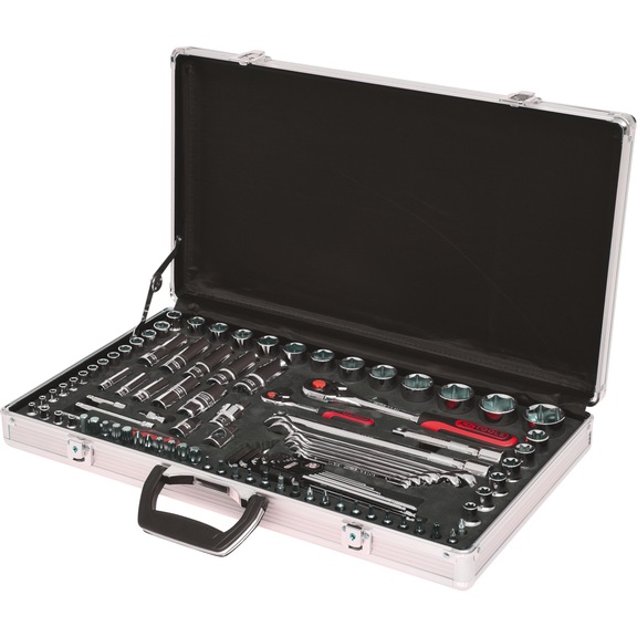 1/4 inch, 1/2 inch CHROMEplus socket wrench set, 102 pieces - CHROMEplus socket wrench (set)