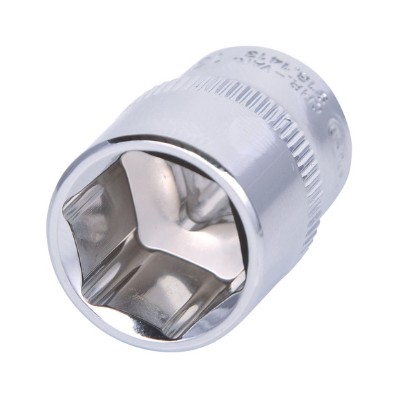 1/4 inch CHROMEplus hex socket, 13 mm - 1/4 inch CHROMEplus hex socket