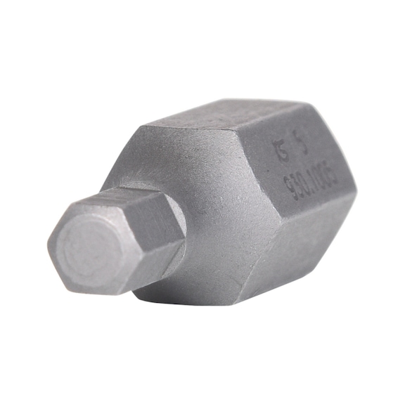 10 mm hexagon socket bit, 30 mm, 5 mm - BRONZEplus bit socket