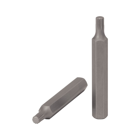 10 mm XZN bit, 75 mm, M8 - BRONZEplus bit socket