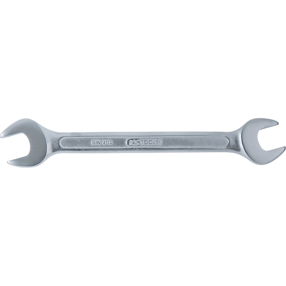 Combination wrench, 16x18 mm on hanger - Double open-end spanner