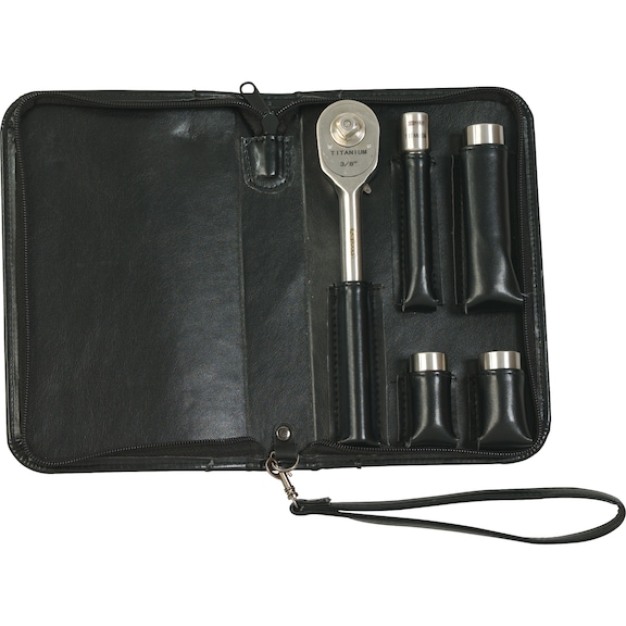 3/8 inch TITANplus socket wrench set, 5-piece - Socket wrench (set)