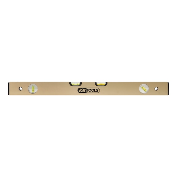 Aluminium profile spirit level, 1000 mm, fine adjustment - Aluminium spirit level