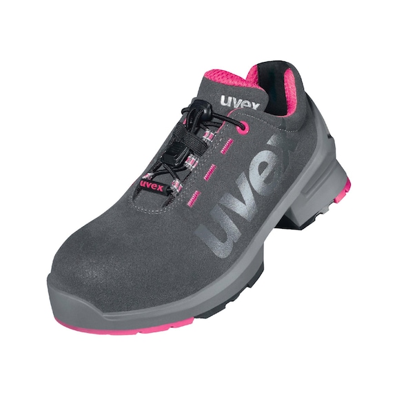 UVEX 1 ladies low shoes S2 85627 gray pink width 10 size 37 8562737 - ladies Low-cut shoe S2 85627 W10