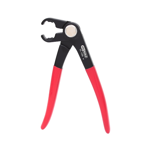 Fuel line pliers, angled, 220 mm - Fuel line pliers