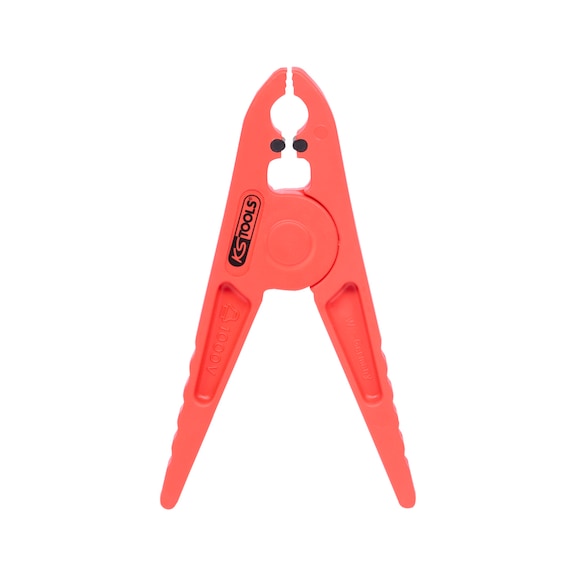 Plastic clamp with protective insulation, large, 160 mm - Plastic clamp with protective insulation