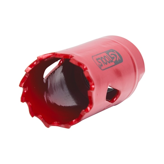 HSS bi-metal hole saw, D: 22 mm - HSS bi-metal hole saw