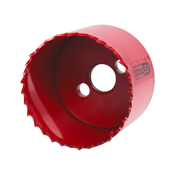 HSS bi-metal hole saw, D: 75 mm - HSS bi-metal hole saw